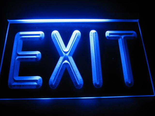 Exit Logo LED Light Sign